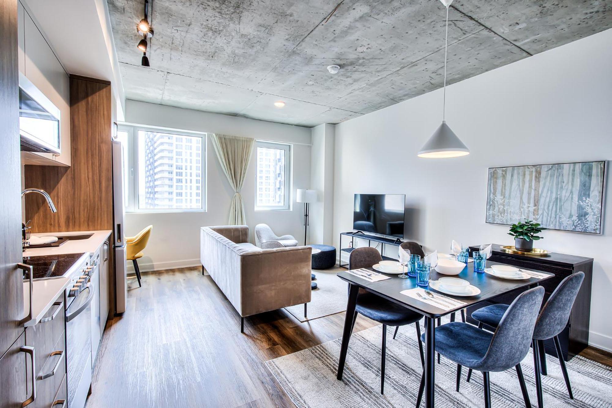 2Br+Gym For Vip Corporate & Students Downtown Mtl Apartman Montréal Kültér fotó